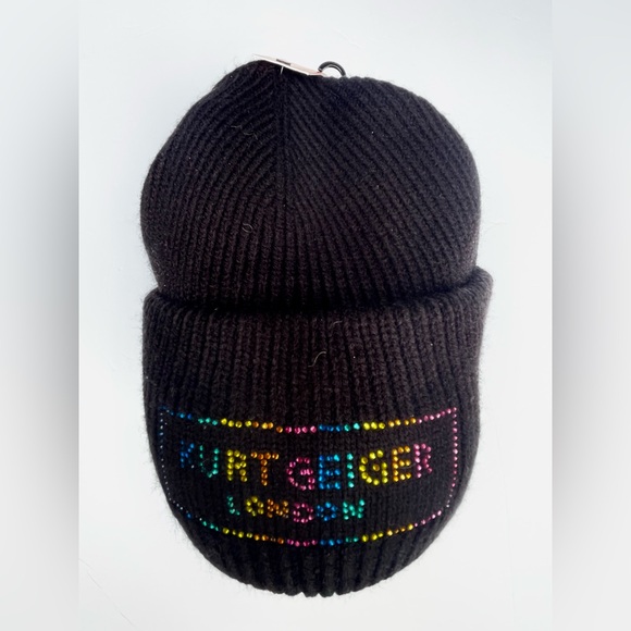 Kurt Geiger Accessories - Kurt Geiger Women Black Beanie.
NWT